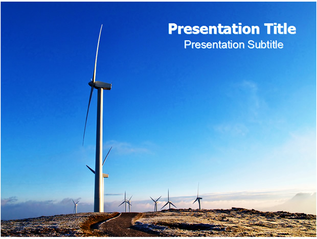 风力发电环保能源PPT模板
